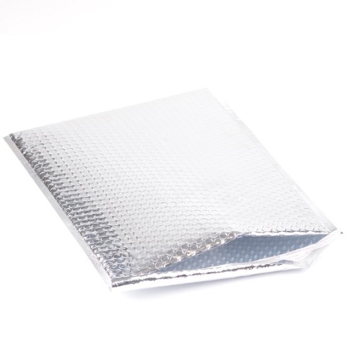 Koperta bąbelkowa metaliczna srebrna G17