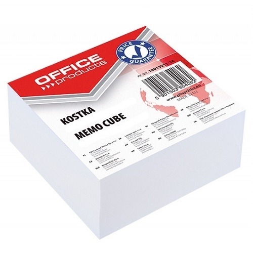 Kostka nieklejona 85x85x40mm Biała