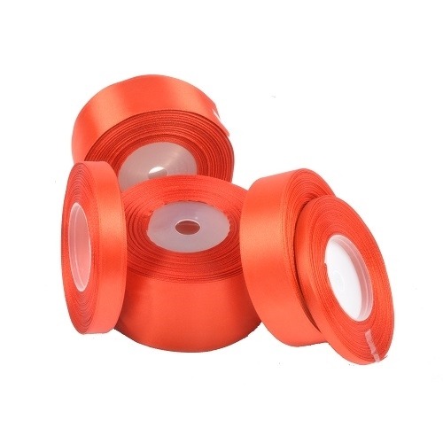 Wstążka Satynowa Czerwona 12mm / 32m