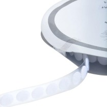 Kółka Rzepowe 19mm Biały 1050szt Haczyk+Pętelka