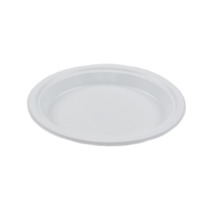 Talerz PS 24cm płaski biały 50szt.
