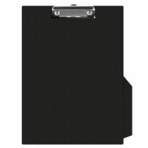 Clipboard PVC A4 z kieszonką czarny